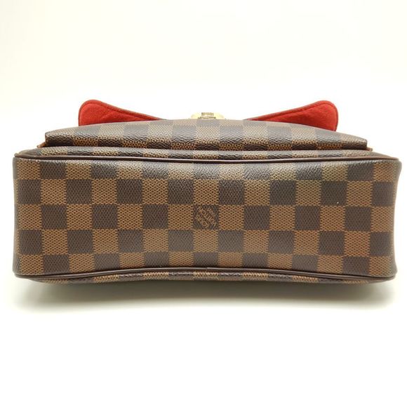 Louis Vuitton Damier Ravello GM Ebene Handbag Shoulder Bag Brown - Picture 4 of 8